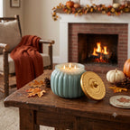 *PRE-ORDER* Heirloom Pumpkin, 3-Wick Ceramic, 18oz (Est. 9/28)