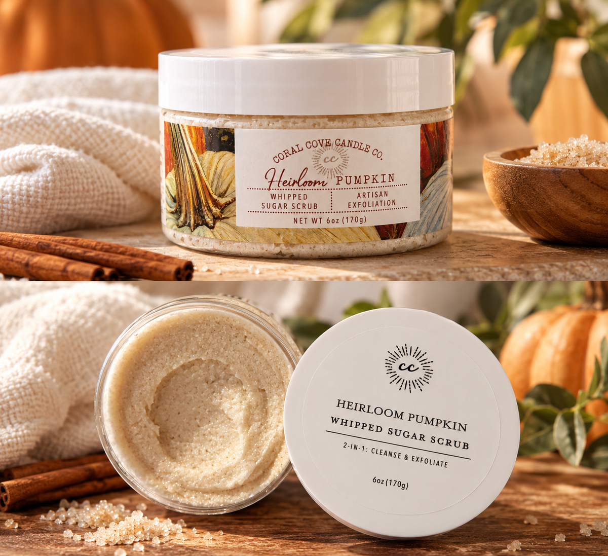 Pumpkin Whipped Sugar Scrub