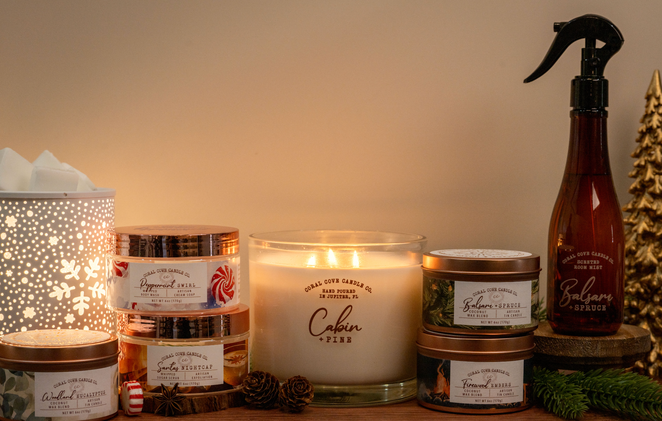 Cabin + Pine: Candles & Melts ($12 - $68)