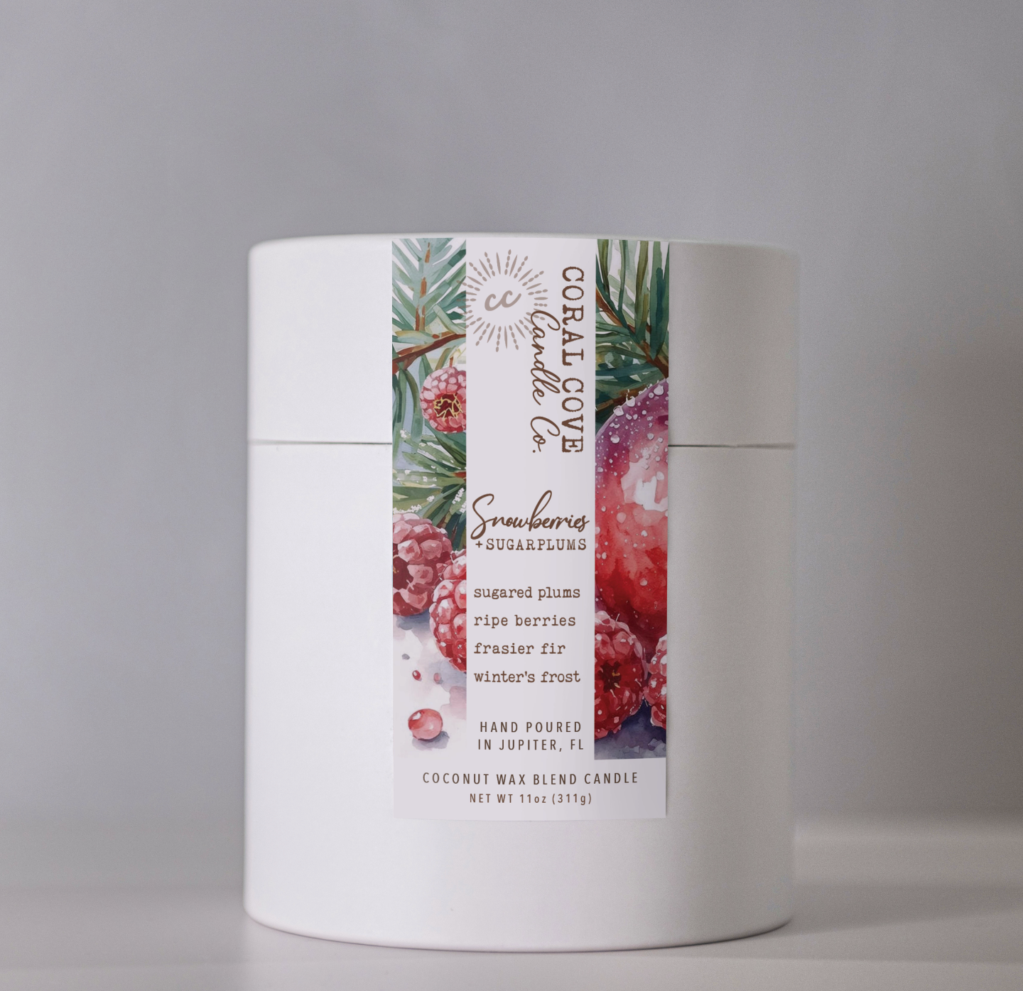 Snowberries + Sugarplums: Limited Edition Candle ($40.00)