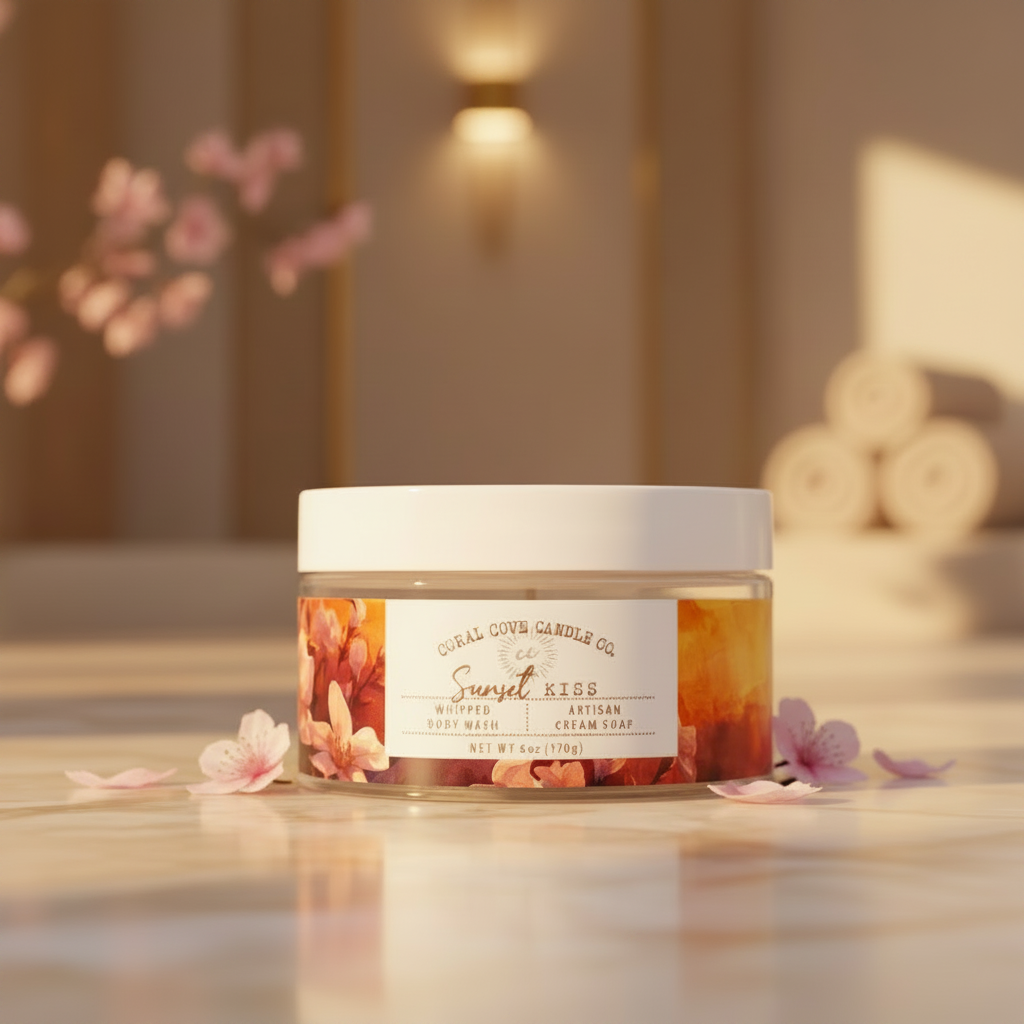 Artisan Whipped Soap: Sunset Kiss ($20.00)