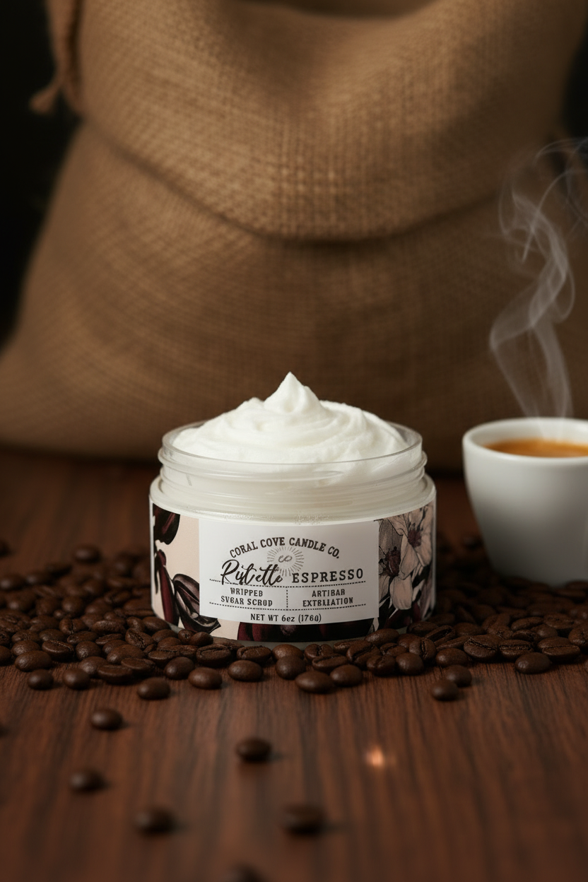 Whipped Sugar Scrub: Ristretto Espresso ($24.00)