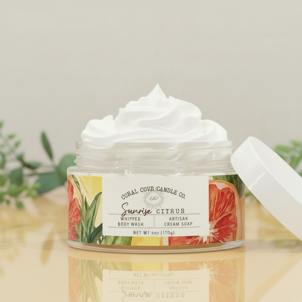 Artisan Whipped Soap: Sunrise Citrus ($20.00)