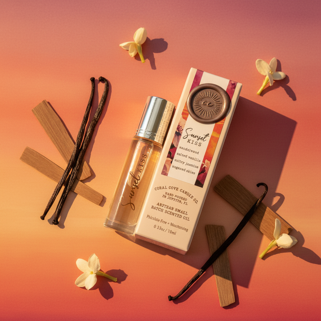 Sunset Kiss: Eau de Parfum Oil Roller ($24.00)