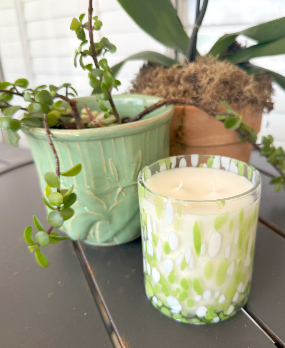 *LIMITED EDITION VESSEL*: Midnight Margarita (11oz Hand-Blown Glass)