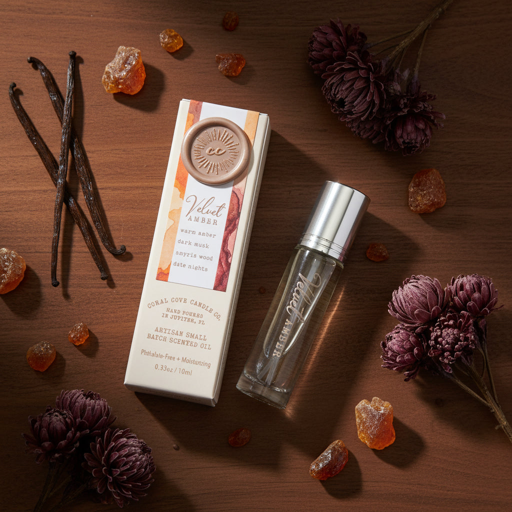 Velvet Amber: Eau de Parfum Oil Roller ($24.00)